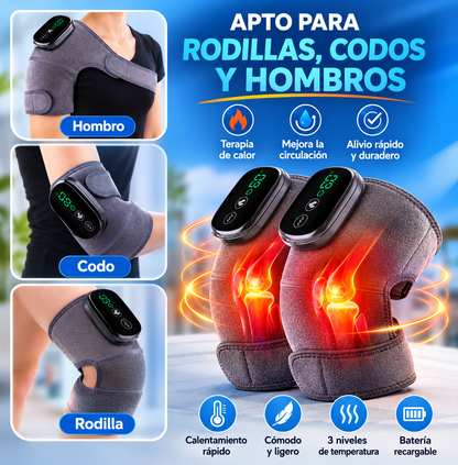 Masajeador Térmico Articular 3 en 1 – Rodilla, Codo y Hombro